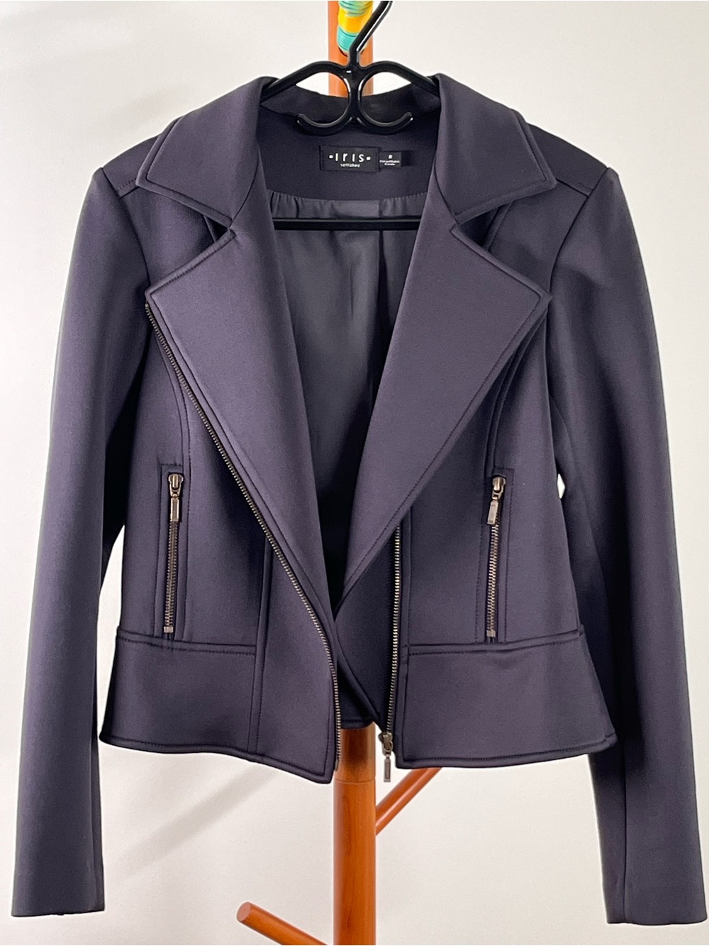 Iris Setlakwe Women's Dark Navy Structured Blazer